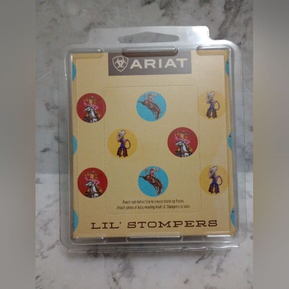 Ariat Lil Stompers with American Flag Design Size 1 ( 6 weeks to 3 Months) - Picture 10 of 11